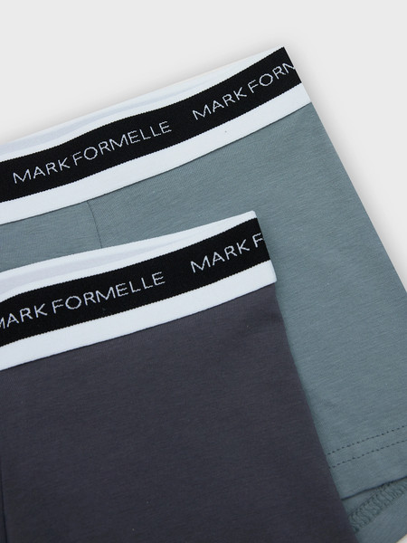 Изображение товара Комплект мужских трусов Mark Formelle 411124-2 (р.94-104, графит/бриз)