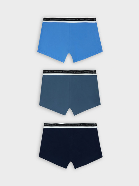 Изображение товара Комплект мужских трусов Mark Formelle 411124-3 (р.114-124, азур/шторм/море)