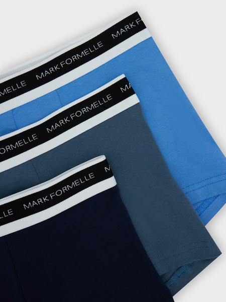 Изображение товара Комплект мужских трусов Mark Formelle 411124-3 (р.114-124, азур/шторм/море)