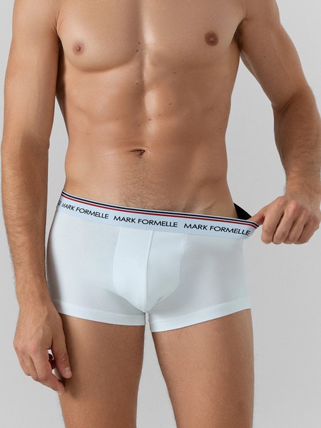 Изображение товара Комплект мужских трусов Mark Formelle 411124-3 (р.106-116, белый/море/черный-1)