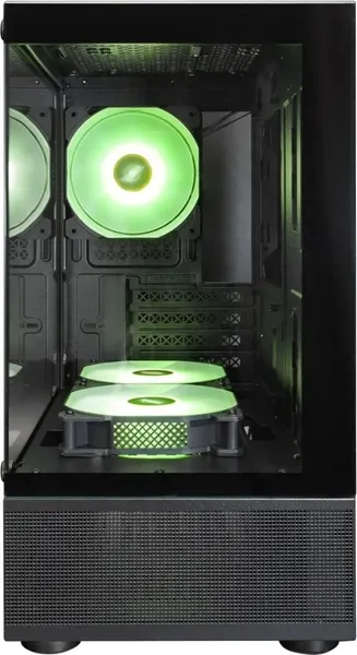 Изображение товара Корпус для компьютера 1stPlayer Miku Mi2a ARGB / Mi2-A-BK-2FC7R-1FC7 (черный)