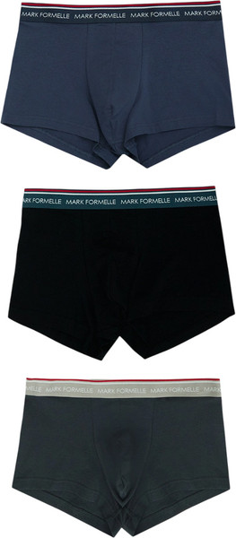 Изображение товара Комплект мужских трусов Mark Formelle 411124-3 (р.102-112, гроза/графит/черный)