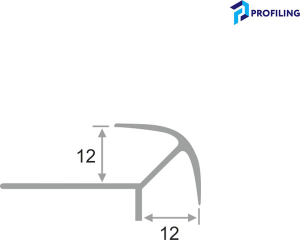 Изображение товара Уголок под плитку Profiling Елочка ПО-10х10 (2.7м, шампань)