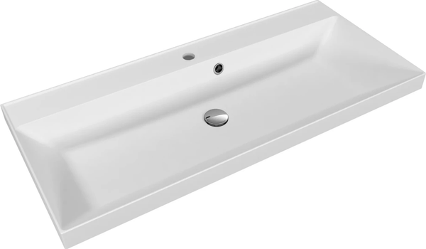 Изображение товара Тумба с умывальником Symbolite Манхэттен 100 Plus 2 ящика + Asti 100x45 (подвесная, олива)