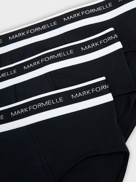 Изображение товара Комплект мужских трусов Mark Formelle 411170-3 (р.106-116, черный/черный/черный)