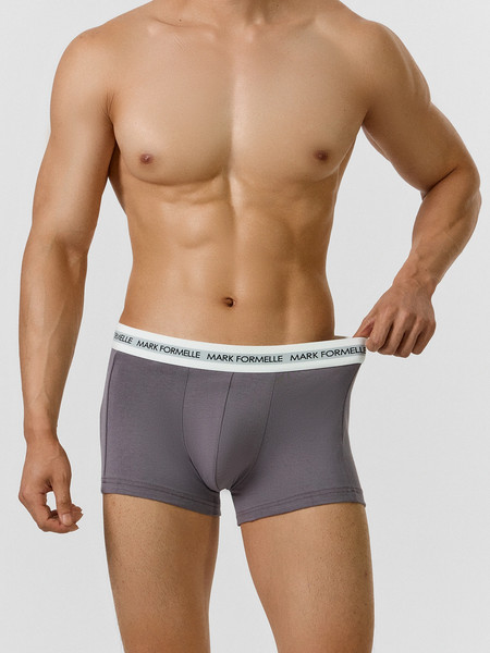 Изображение товара Комплект мужских трусов Mark Formelle 411224-3 (р.90-100, олово/олово/олово)