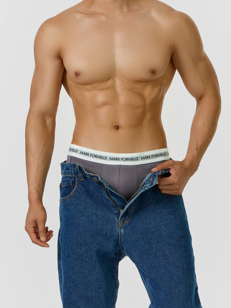 Изображение товара Комплект мужских трусов Mark Formelle 411224-3 (р.98-108, олово/олово/олово)