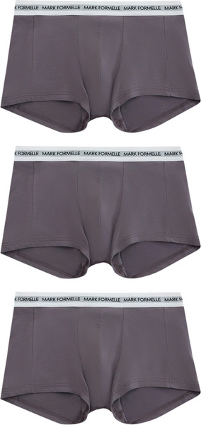 Изображение товара Комплект мужских трусов Mark Formelle 411224-3 (р.98-108, олово/олово/олово)
