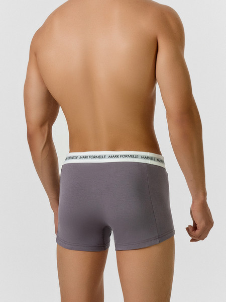 Изображение товара Комплект мужских трусов Mark Formelle 411224-3 (р.102-112, олово/олово/олово)
