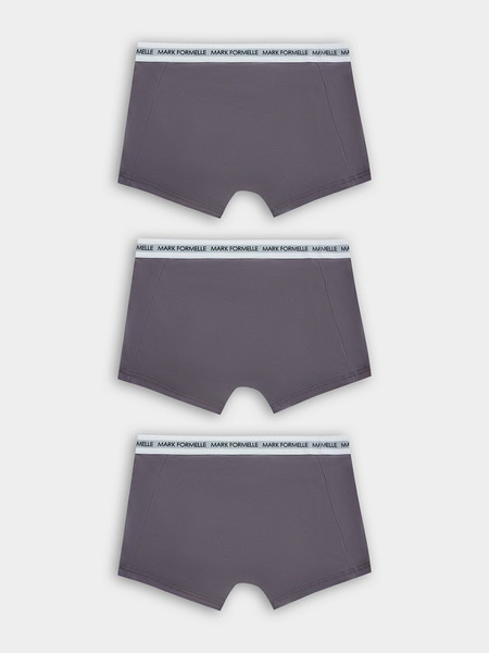 Изображение товара Комплект мужских трусов Mark Formelle 411224-3 (р.106-116, олово/олово/олово)