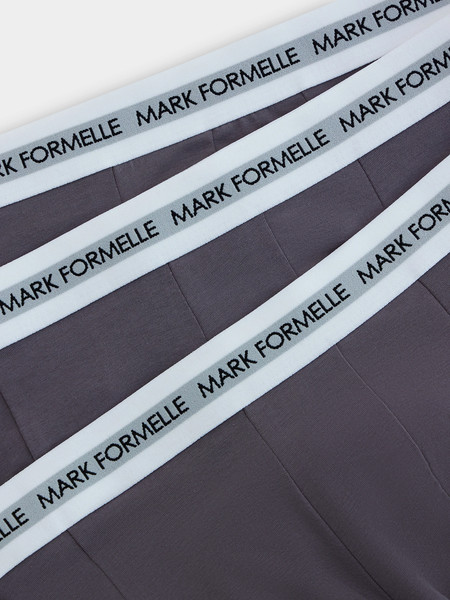 Изображение товара Комплект мужских трусов Mark Formelle 411224-3 (р.106-116, олово/олово/олово)