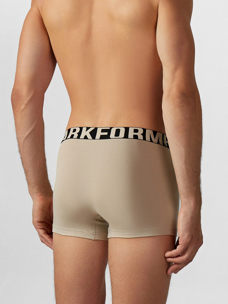 Изображение товара Комплект мужских трусов Mark Formelle 411228-2 (р.90-100, бежевый/мечи на коричневом)