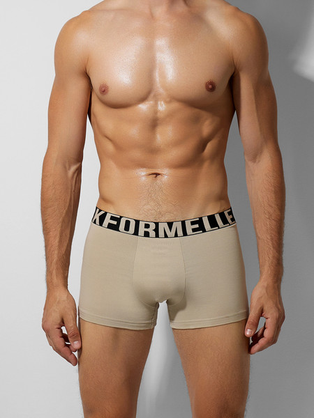 Изображение товара Комплект мужских трусов Mark Formelle 411228-2 (р.98-108, бежевый/мечи на коричневом)