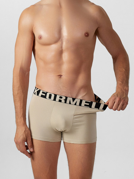 Изображение товара Комплект мужских трусов Mark Formelle 411228-2 (р.102-112, бежевый/мечи на коричневом)