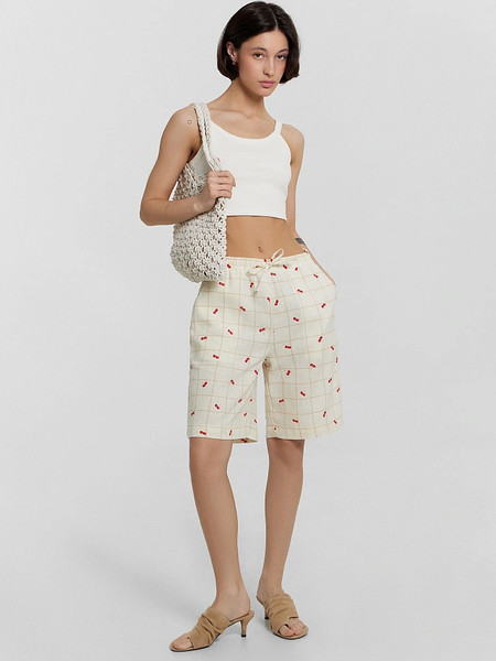Изображение товара Шорты Mark Formelle 132376 (р.170-102, вишенки на молочной клетке)