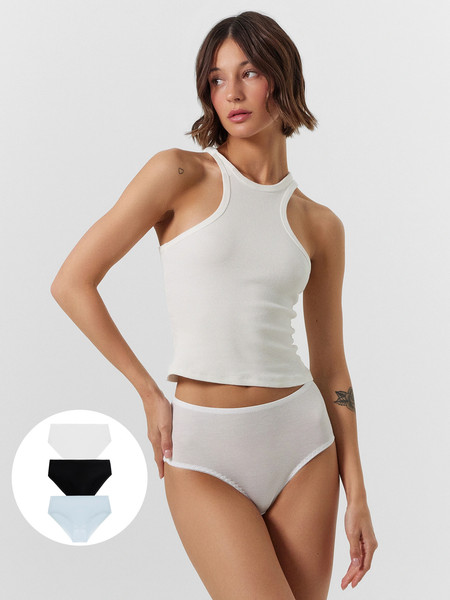 Изображение товара Комплект женских трусов Mark Formelle 412075-3 (р.102, белый-11)