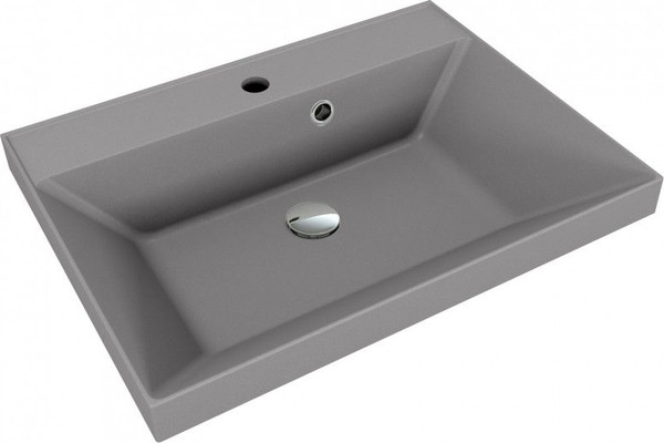 Изображение товара Тумба с умывальником Symbolite Манхэттен 60 Plus 2 ящика + Asti 60x45 (подвесная, олива/серый шелк)