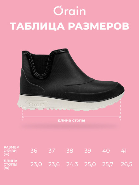 Изображение товара Полусапоги рабочие O'rain 26(С)140С (р.36, черный)