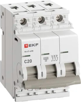 Изображение товара Выключатель автоматический EKF PROxima ВА 47-63N / M634320C