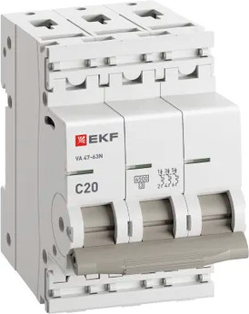 Изображение товара Выключатель автоматический EKF PROxima ВА 47-63N / M634320C
