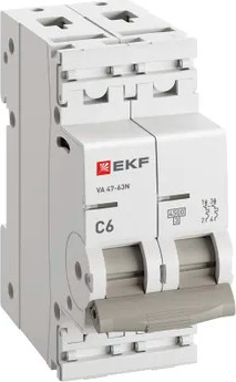 Изображение товара Выключатель автоматический EKF PROxima ВА 47-63N / M634206C