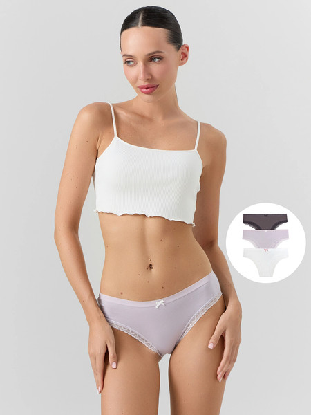 Изображение товара Комплект женских трусов Mark Formelle 412281-3 (р.94, вистерия-1)