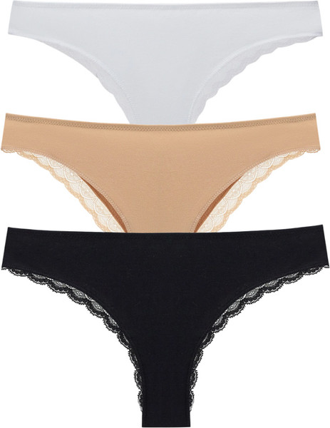 Изображение товара Комплект женских трусов Mark Formelle 412348-3 (р.106, белый-10)