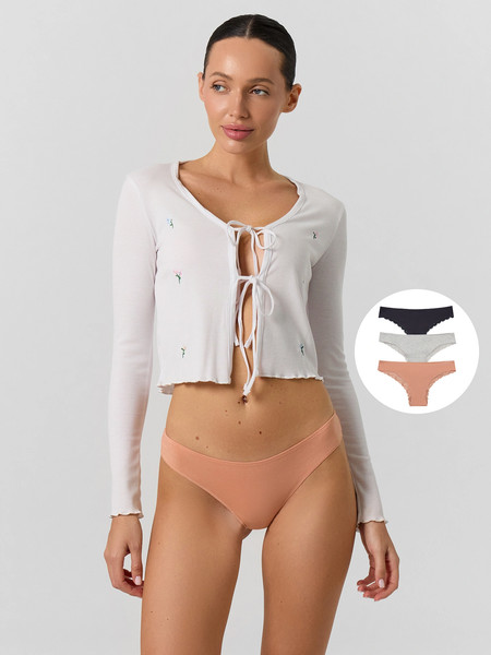 Изображение товара Комплект женских трусов Mark Formelle 412348-3 (р.98, пралине-1)