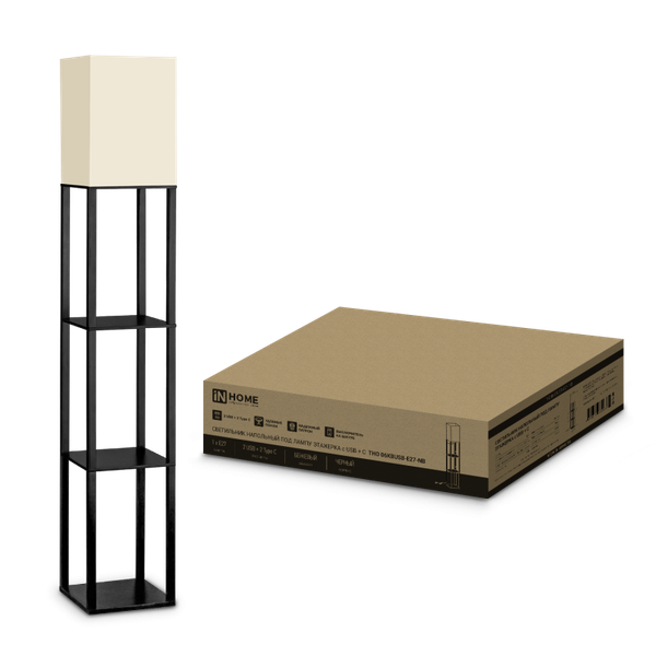 Изображение товара Торшер INhome ТНО 06КВ-Е27-NB / 4690612059617