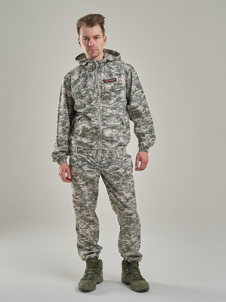 Изображение товара Костюм для охоты и рыбалки Taygerr Штурм Тиси/Серый Пиксель Лето (р.48-50/170-176)