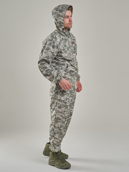 Изображение товара Костюм для охоты и рыбалки Taygerr Штурм Тиси/Серый Пиксель Лето (р.52-54/170-176)