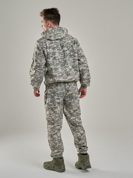 Изображение товара Костюм для охоты и рыбалки Taygerr Штурм Тиси/Серый Пиксель Лето (р.52-54/170-176)