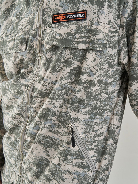 Изображение товара Костюм для охоты и рыбалки Taygerr Штурм Тиси/Серый Пиксель Лето (р.52-54/182-188)