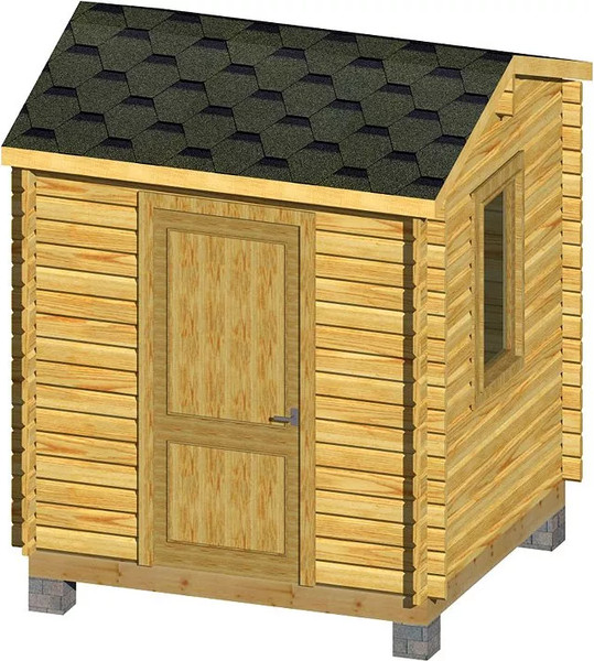 Изображение товара Хозблок деревянный Вирабуд 2.5x2.3