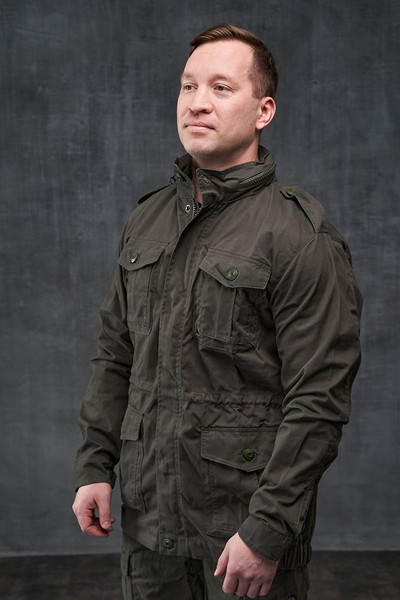 Изображение товара Костюм для охоты и рыбалки Taygerr М-65 Твил/Хаки Лето (р.56-58/182-188)