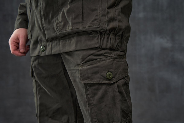 Изображение товара Костюм для охоты и рыбалки Taygerr М-65 Твил/Хаки Лето (р.60-62/182-188)