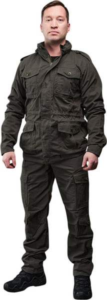 Изображение товара Костюм для охоты и рыбалки Taygerr М-65 Твил/Хаки Лето (р.60-62/182-188)