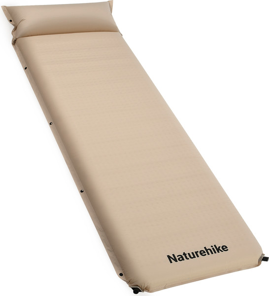 Изображение товара Туристический коврик Naturehike 200х63х10см / CNK2450WS020-KHP (с подушками, бежевый)