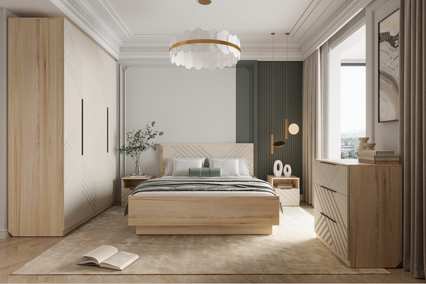 Изображение товара Комод Речицадрев Эстель / Р395.02 (манговое дерево/пудра)