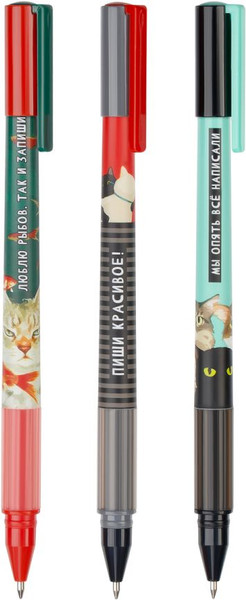 Изображение товара Ручка шариковая Meshu Moody Сats / MS_64092 (синий)