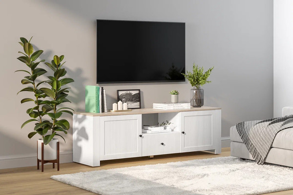 Изображение товара Тумба Речицадрев Неаполь / Р394.02 (белый SWN 605/дуб салерно 708)