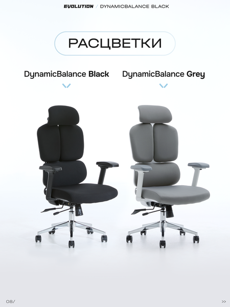 Изображение товара Кресло офисное Evolution DynamicBalance (черный)