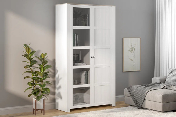 Изображение товара Шкаф Речицадрев Неаполь / Р394.05 (белый SWN 605/дуб салерно 708)