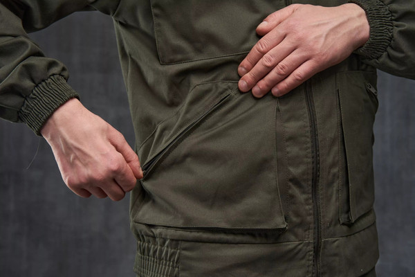 Изображение товара Костюм для охоты и рыбалки Taygerr Оцелот Смесовая/Хаки Лето (р.56-58/182-188)