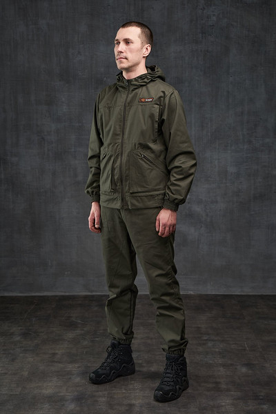 Изображение товара Костюм для охоты и рыбалки Taygerr Оцелот Смесовая/Хаки Лето (р.56-58/182-188)