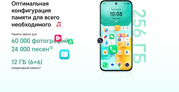 Изображение товара Смартфон Honor X6c 6GB/128GB (Midnight Black)