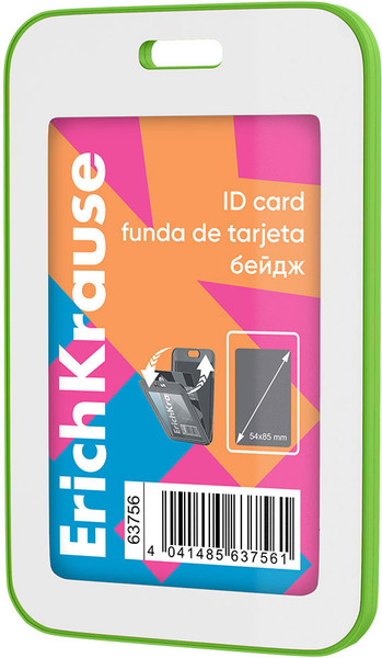 Изображение товара Бейдж Erich Krause Neon. Вертикальный / 63756 (зеленый)