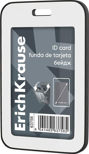 Изображение товара Бейдж Erich Krause Вертикальный / 63758 (черный)