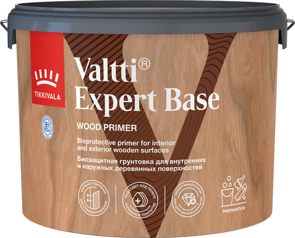 Изображение товара Антисептик для древесины Tikkivala Valtti Expert Base (2.7л)