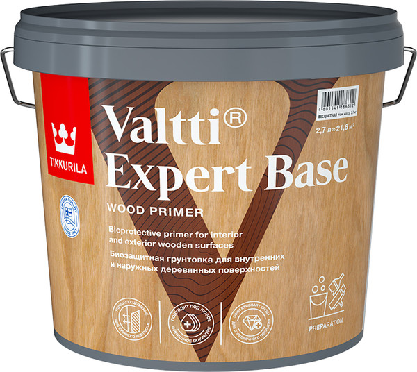 Изображение товара Антисептик для древесины Tikkurila Valtti Expert Base (2.7л)